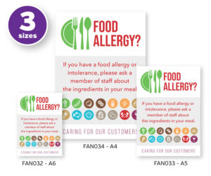 fan032 fan033 fan034 food allergy counter top stand