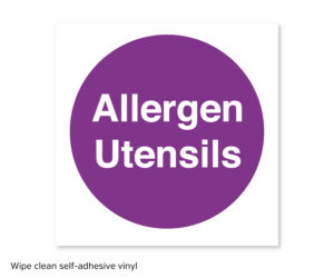 fan055 allergen utensils sticker