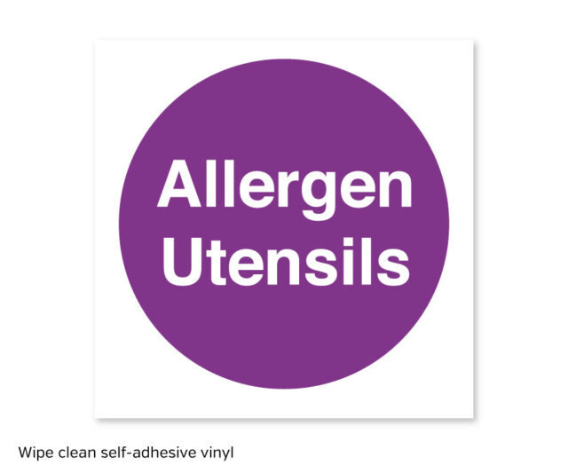 fan055 allergen utensils sticker