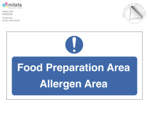 fan056 food prep allergen area