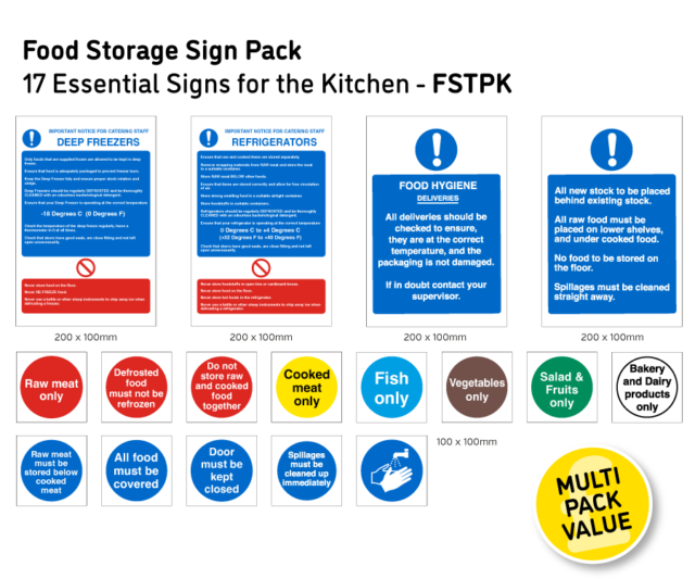 fstpk food storage sign pack