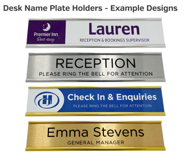nb011 nb012 desk name plate holders