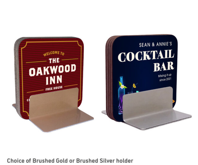 pp055 custom print bar coaster set