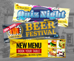 Pub & Bar Promotional Banners & Posters