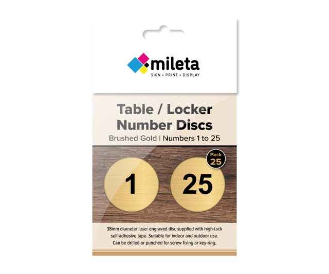 rs248 38mm gold 1-25 pack