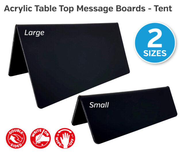 sty018 sty019 countertop tent message boards