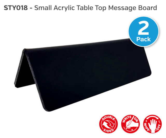 sty018 sty019 countertop tent message boards