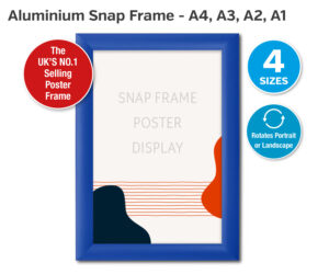 25mm blue snap frame