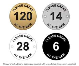 38mm order at the bar