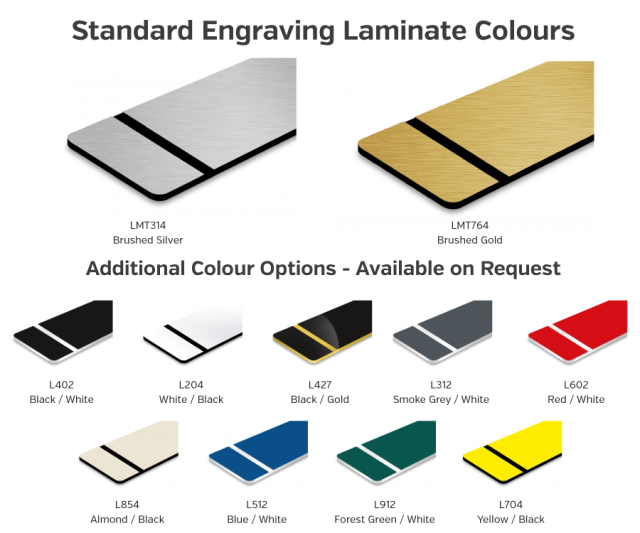 Laser Engraved Door Number - Oval - Choice of Colours - Image 2