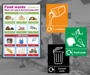Recycling Bin Labels & Signs