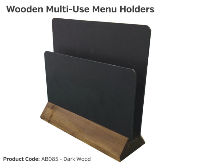 ab085 ab165 chalkboard menu holders