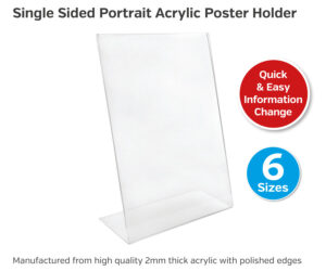 clear acrylic tilt talkers