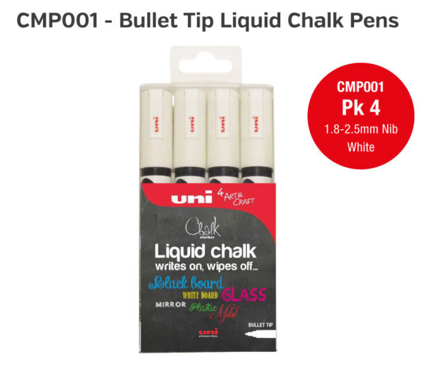 cmp001 cmp003 bullet tip liquid chalk pens