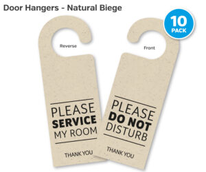 dh014 natural biege door hangers