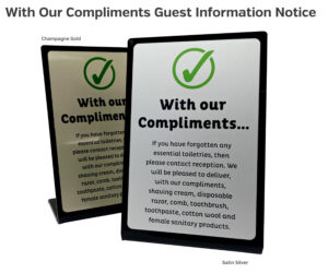en038 en039 with our compliments guest notices