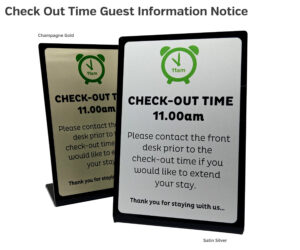 en040 en041 check out time guest notices