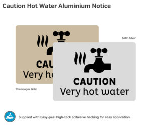 en054 en055 caution very hot water notice