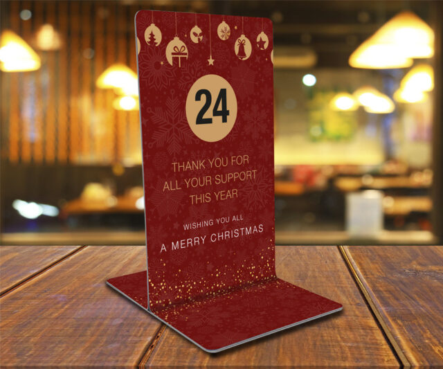 festive table number red small 900px
