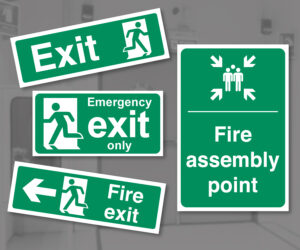 Fire Escape & Fire Assembly Point Signs
