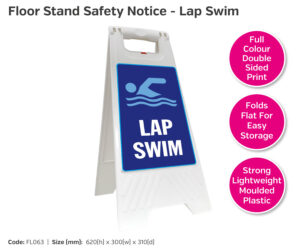 fl063 lap swim floor stand safety notice