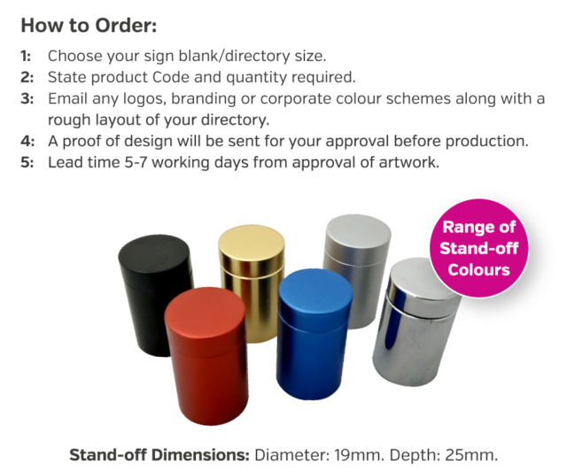 hfd06 hfd10 full colour acrylic floor directory