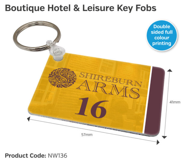 nw135 nw136 full colour key fobs
