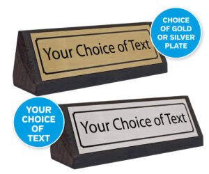 rustic wood own text table notices rs245