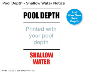 sps009 pool depth shallow water