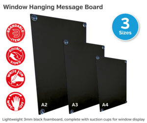 sty008 sty010 window hanging message board