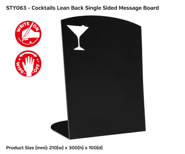 sty060 sty066 shaped countertop message boards