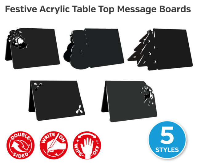 sty067 sty071 festive countertop message boards