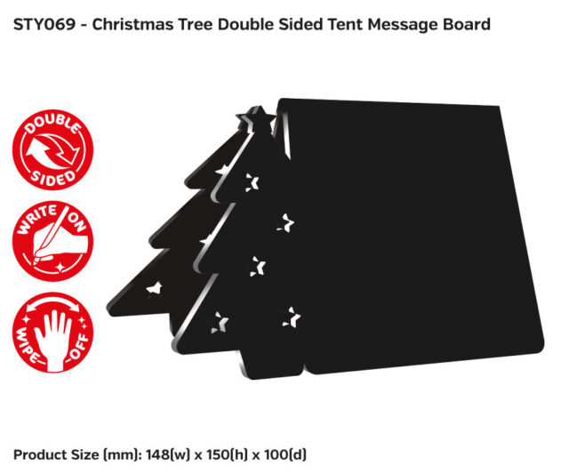 sty067 sty071 festive countertop message boards