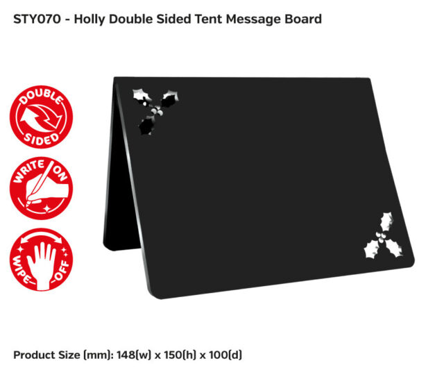 sty067 sty071 festive countertop message boards