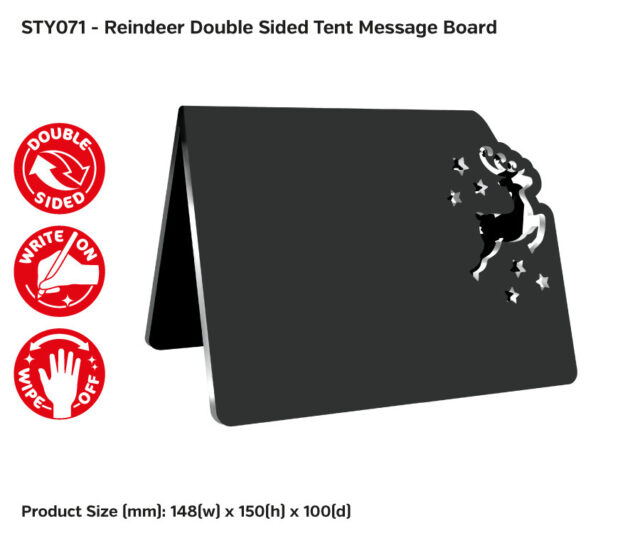 sty067 sty071 festive countertop message boards
