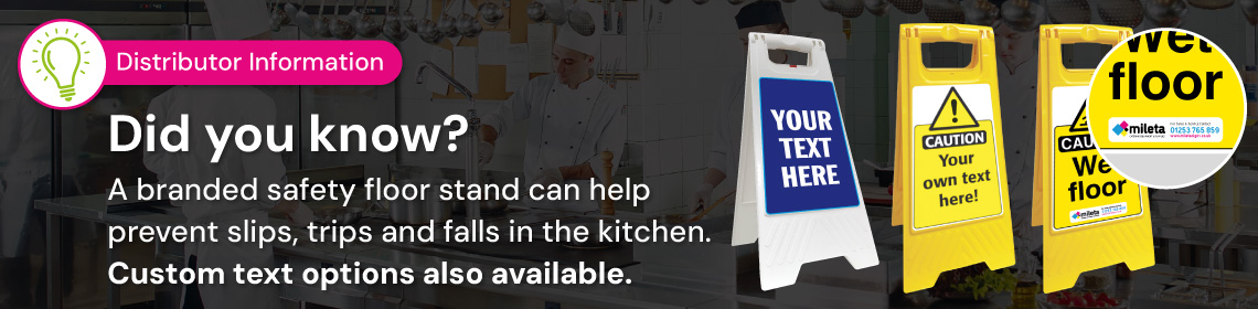 Branded Safety Floor Stands