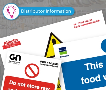 Catering Safety signs