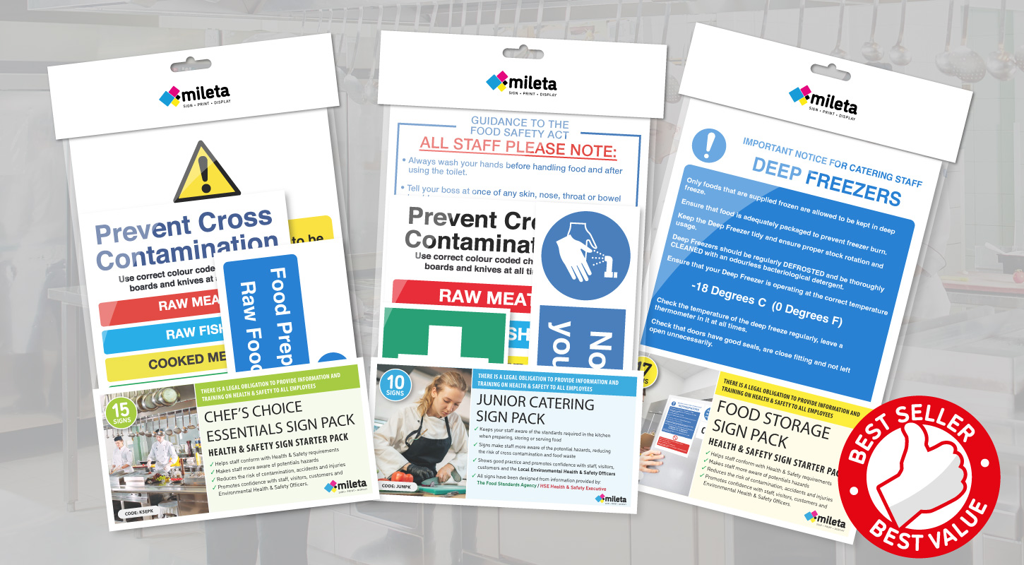 Essential Catering H&S Sign Packs