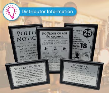Framed Bar Signs