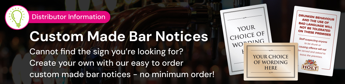 Custom Bar Notices