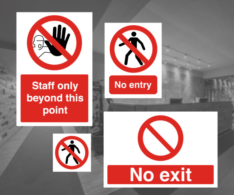Prohibition Safety Signs Archives - Mileta Signs and Displays Limited