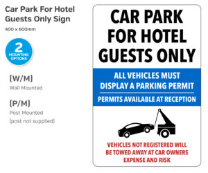 cp181-182 hotel guests only parking 400x600