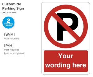 cp199-200 custom no parking 200x300
