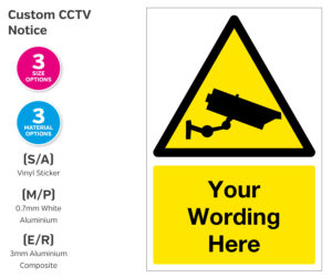 cp216-221 custom cctv notice