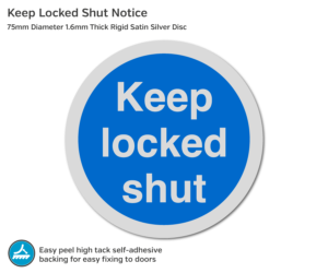 ds037 keep locked shut 75mm disc