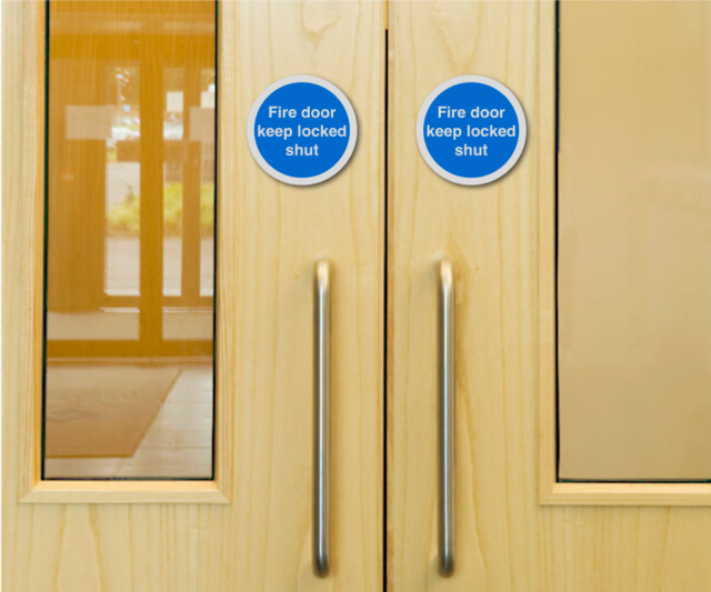 ds038 fire door keep locked shut 75mm disc