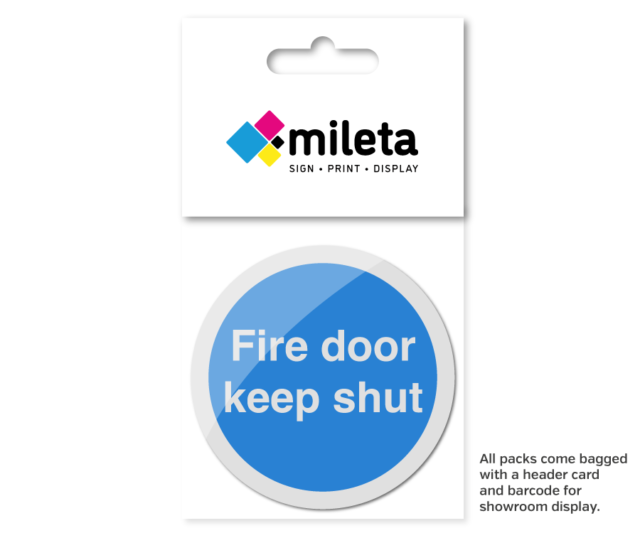 ds042 fire door keep shut 10 pack 75mm disc