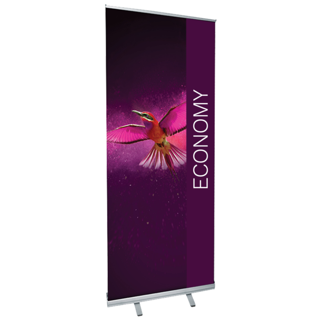economy single sided roller banner