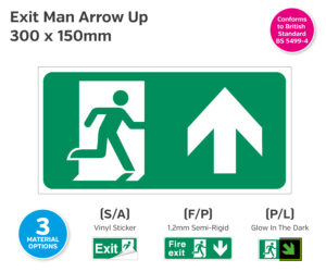 es011 exit man arrow up