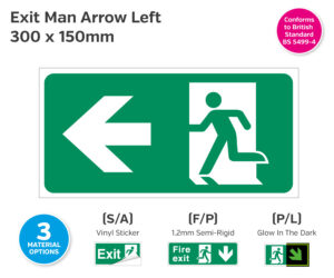 es015 exit man arrow left